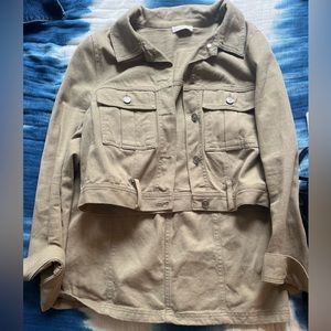 Kookai military style Jean jacket